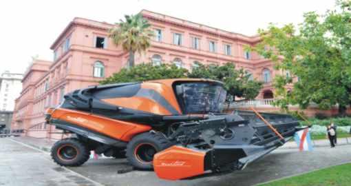 Maquinarias fabricadas en Entre Ríos en la Casa Rosada